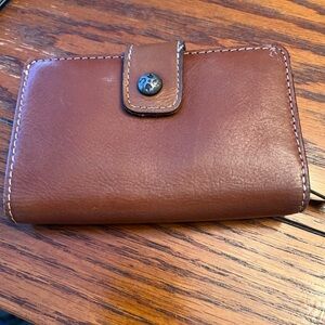Patricia Nash Brown Leather Wallet.